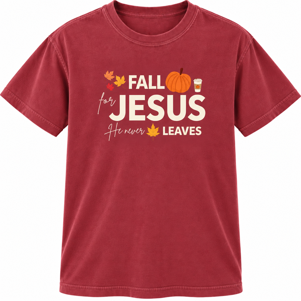 Fall For Jesus Bold Tee