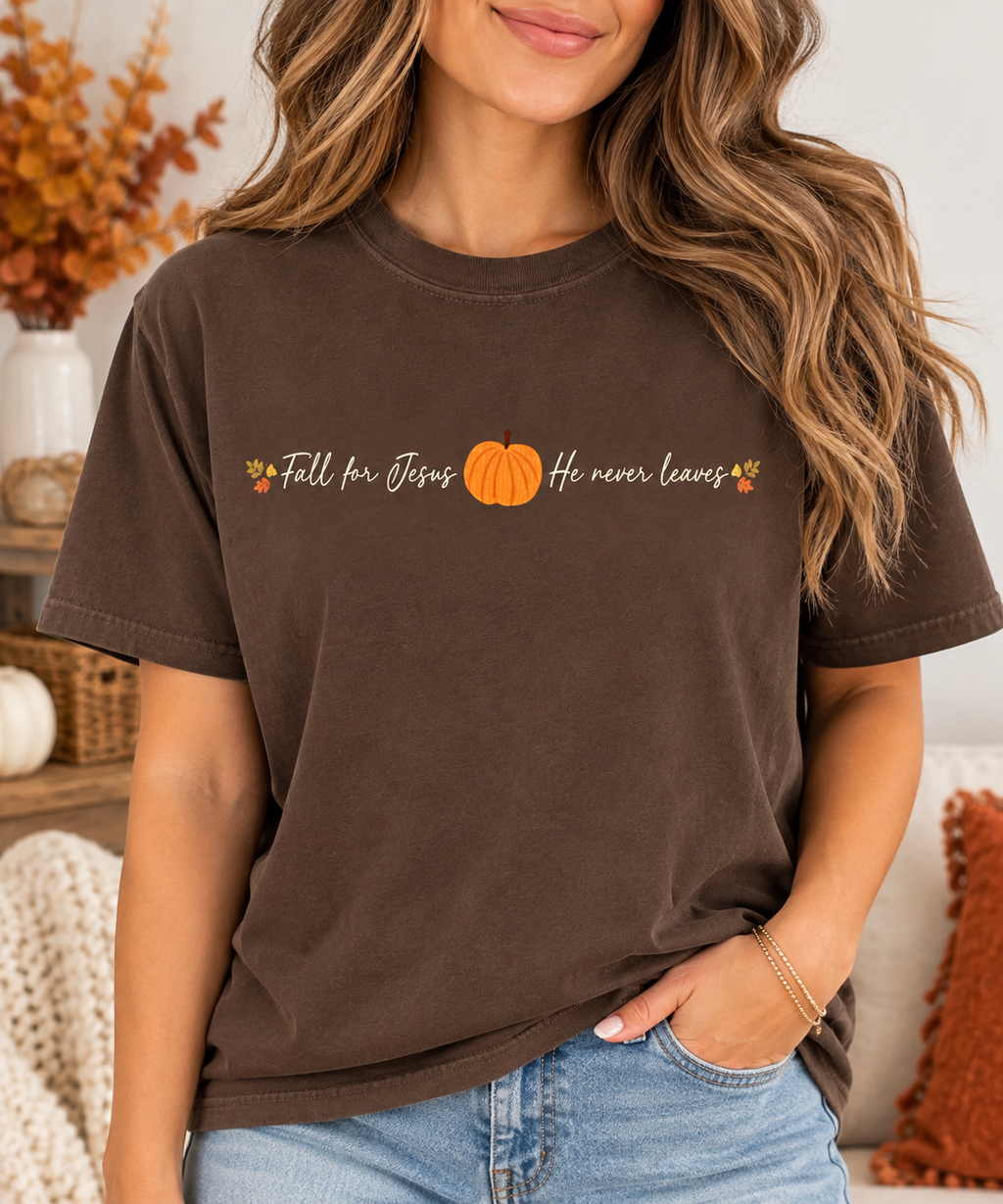 Fall For Jesus Minimalist Tee