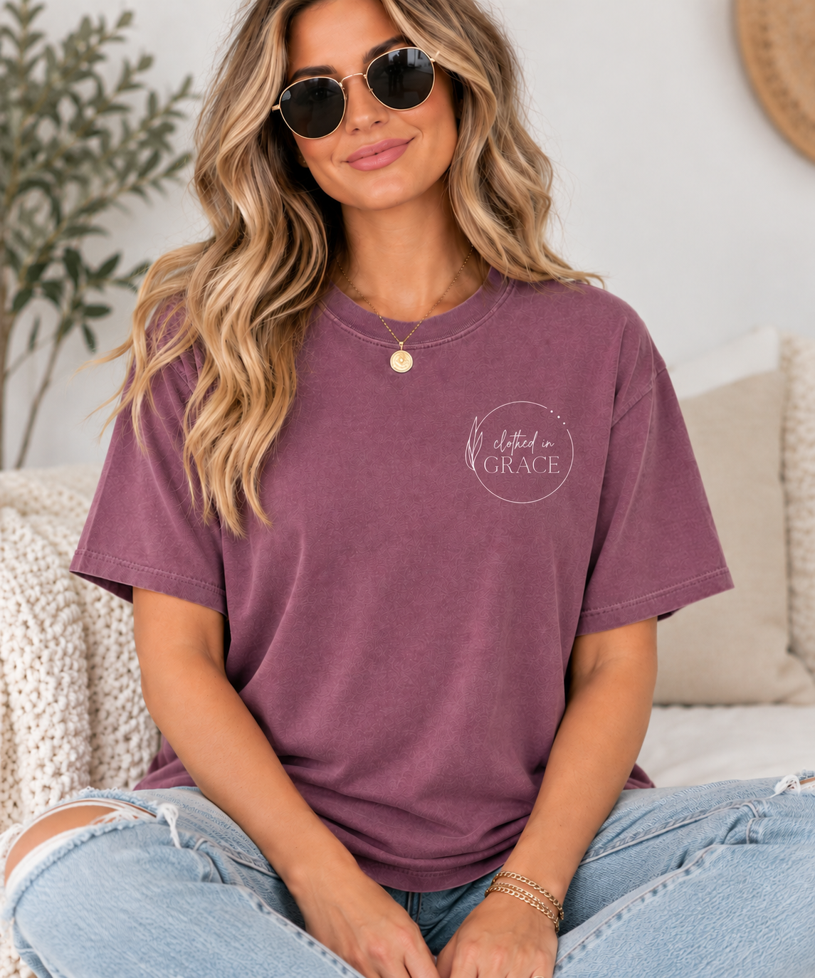 Clothed in Grace Logo Tee
