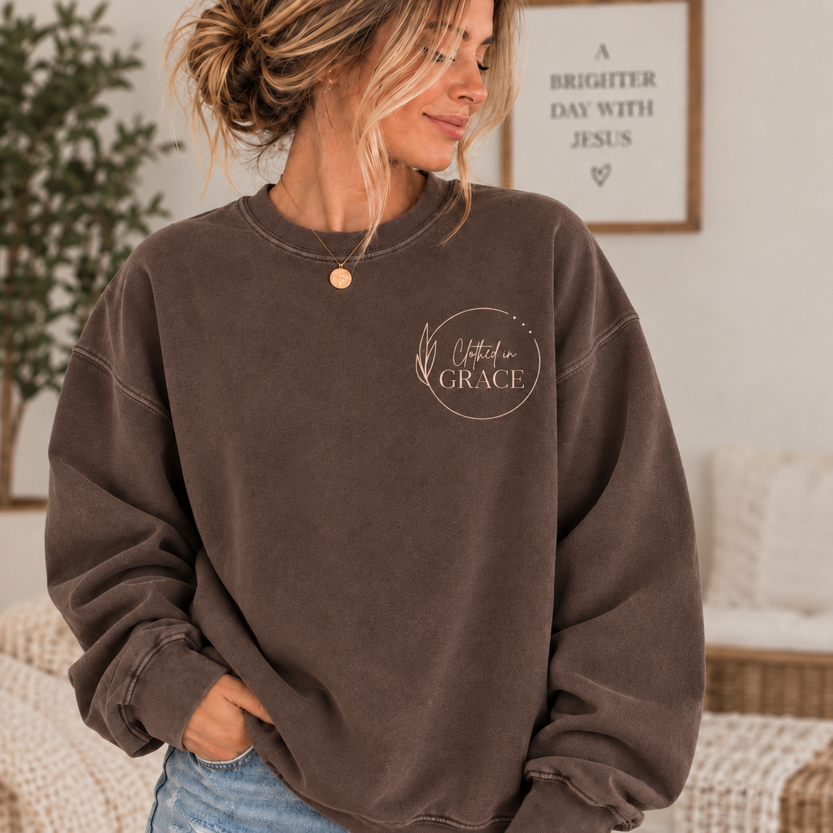Clothed In Grace Crewneck