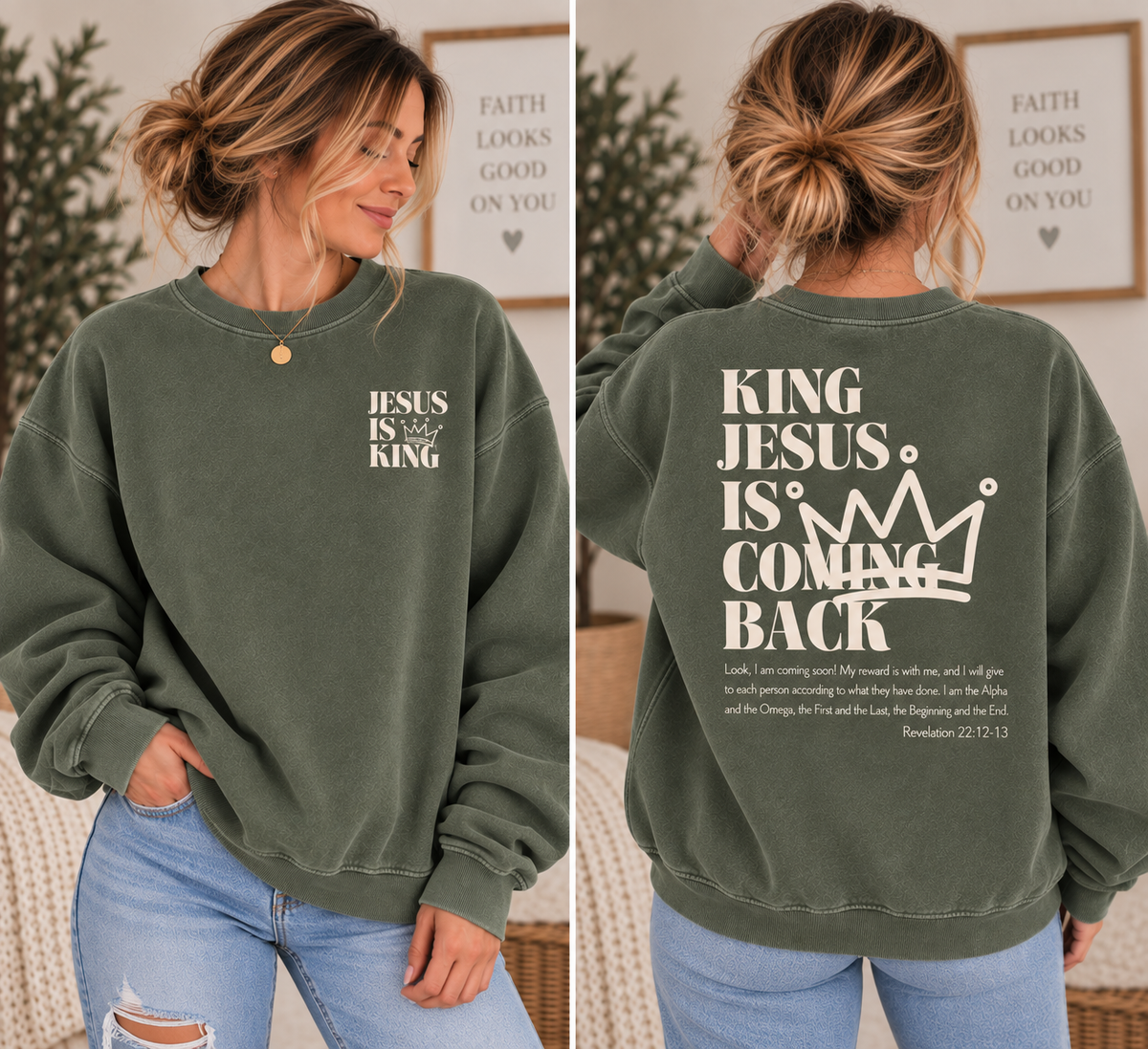 Jesus Is Coming Back Crewneck