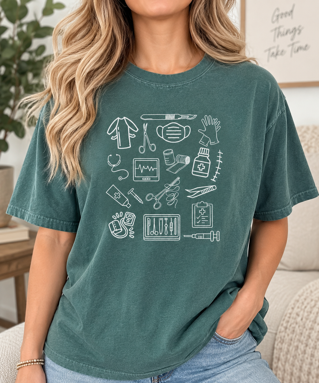 Surgery Doodles Tee
